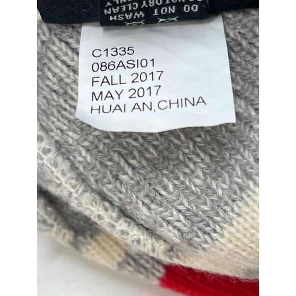 Detroit Red Wings Fanatics Striped Knit Beanie With Pom pre owned - Picture 5 of 7